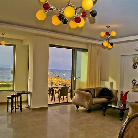 Sea View Beachfront Villa Peri Gouves Exterior photo